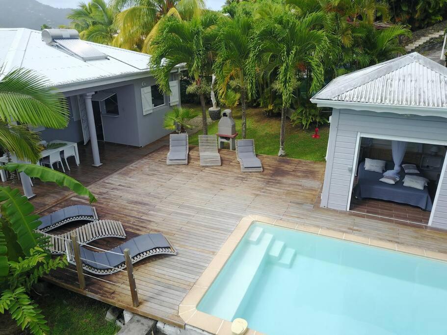 La Charmante Villa Coco Avec Magnifique Vue Mer Le Marin Exterior photo